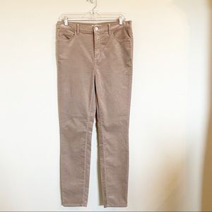 Loft high waist skinny corduroy pants